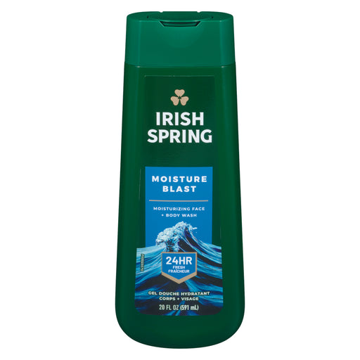 Irish Spring Irish Spring Moisture Blast Body Wash For Men - 20 Fl Oz Body Wash Dark Green