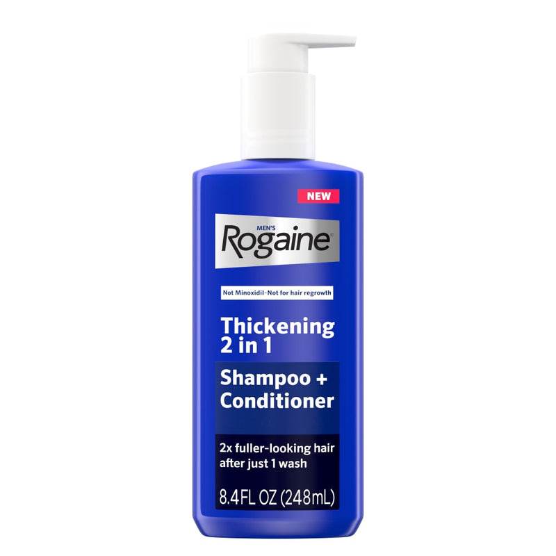 Rogaine Rogaine Sh 248Ml Thkng Shampoo  2 In 1 Mn Shampoo & Conditioner White Smoke