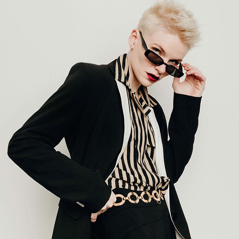 zeroUV Retro 1990's Thin Rectangle Fashion Sunglasses C547 Sunglasses Light Gray Black Smoke,Black Lavender,Clear Green,Smoke Smoke,White Smoke