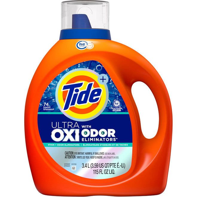Tide + Tide + Detergent, Stain Odor Eliminators 63 Fl Oz Household Cleaning Products White Smoke