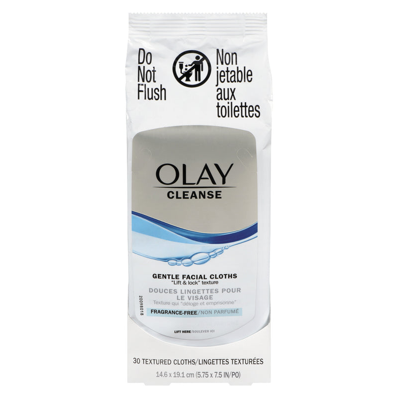 Olay Olay Cleanse Gentle Facial Cloths, Fragrance Free Makeup Remover Lavender