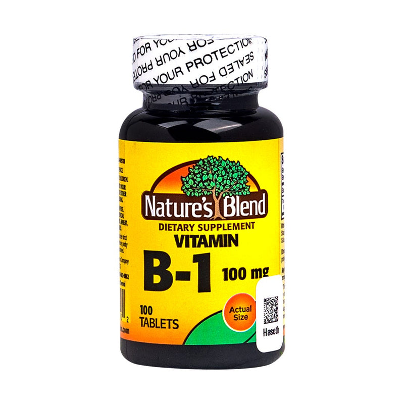 Nature's Blend Nature's Blend S Vitamin B-1 Tablets 100 Mg Vitamins & Supplements White Smoke