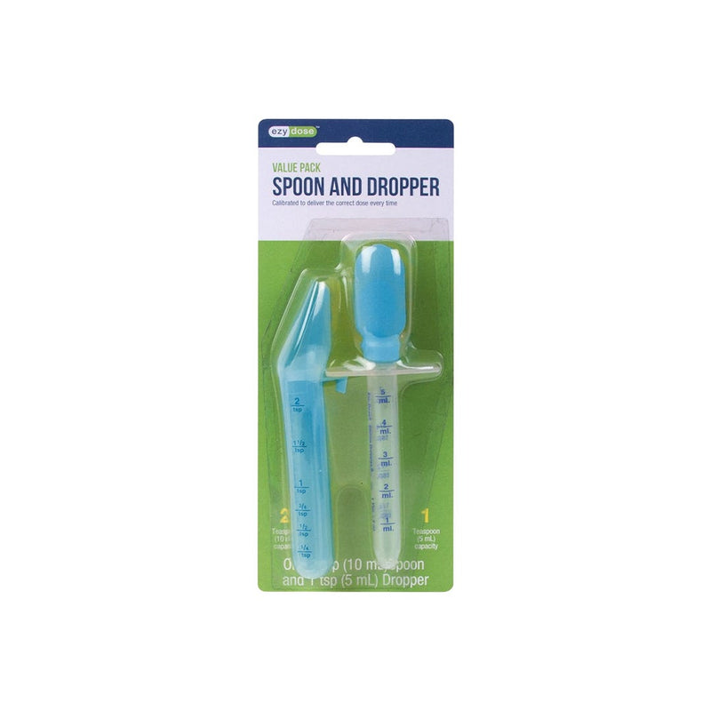 Ezy Dose Ezy Dose Medicine Dropper And Spoon Health & Beauty Light Gray