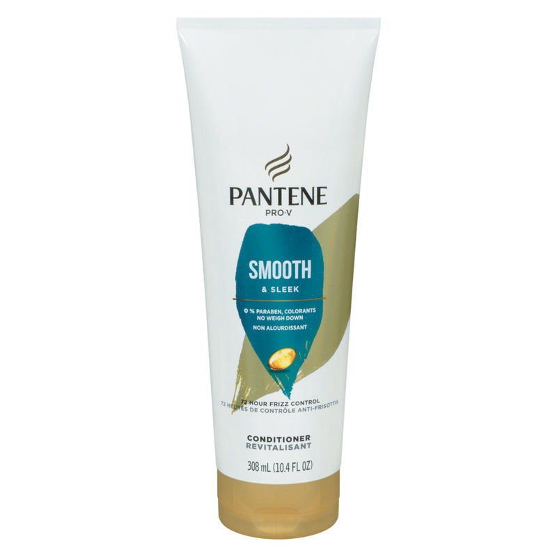 Pantene Pantene Smooth & Sleek 72 Hr Smoothness Conditioner 10.4 Fl Oz Conditioners Lavender