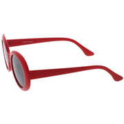 zeroUV Oversize Retro Tapered Arms Clout Goggle Oval Sunglasses 53mm C383 Sunglasses White Smoke Red Smoke,White Smoke,Black Smoke,Tortoise Brown