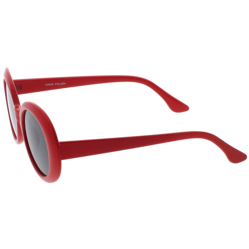 zeroUV Oversize Retro Tapered Arms Clout Goggle Oval Sunglasses 53mm C383 Sunglasses White Smoke Red Smoke,White Smoke,Black Smoke,Tortoise Brown