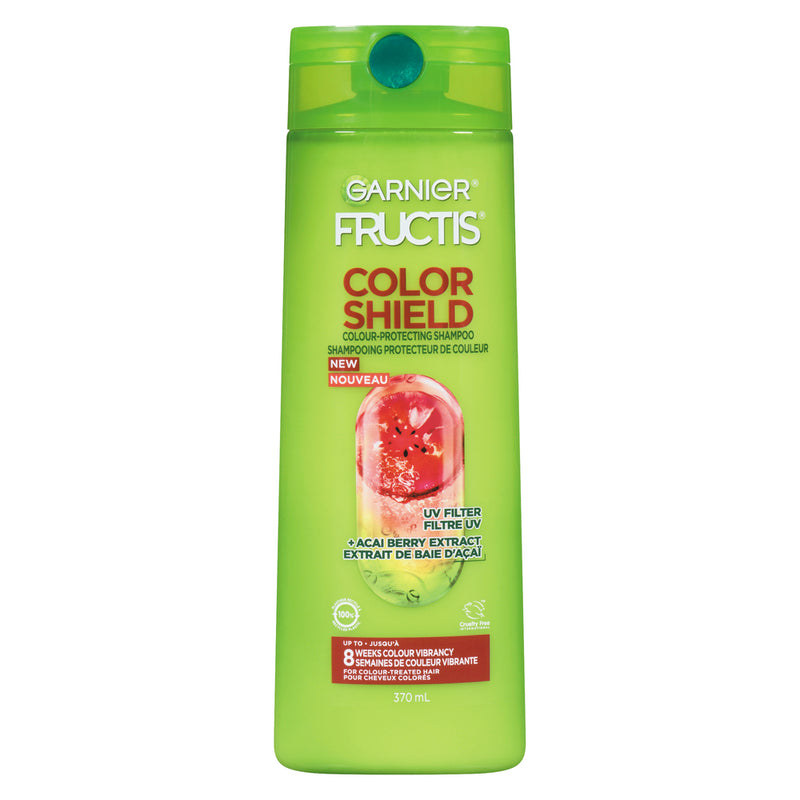 Fructis Garnier Fructis Color Shield Shampoo for Color-Treated Hair, 12 fl oz Shampoo Dark Khaki