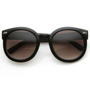 zeroUV Womens Designer Round Oversize Retro Fashion Sunglasses 8623 Sunglasses