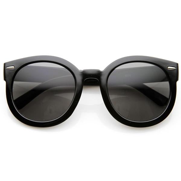 zeroUV Womens Designer Round Oversize Retro Fashion Sunglasses 8623 Sunglasses White Smoke Havana Green,Havana Amber,Black Lavender,Black Smoke,Blue Lavender,Nude Amber,Smoke Lavender,Block Tortoise Amber,White Smoke,Red Smoke,Tortoise  Brown,Black / Smoke (Polarized),Tortoise / Brown (Polarized),Clear / Clear