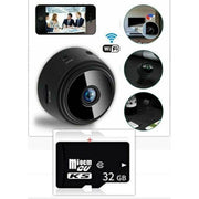 SmartPursue™ Mini Wireless Magnetic Security Camera Mini Camera White Smoke Black with 32G memory card / USB