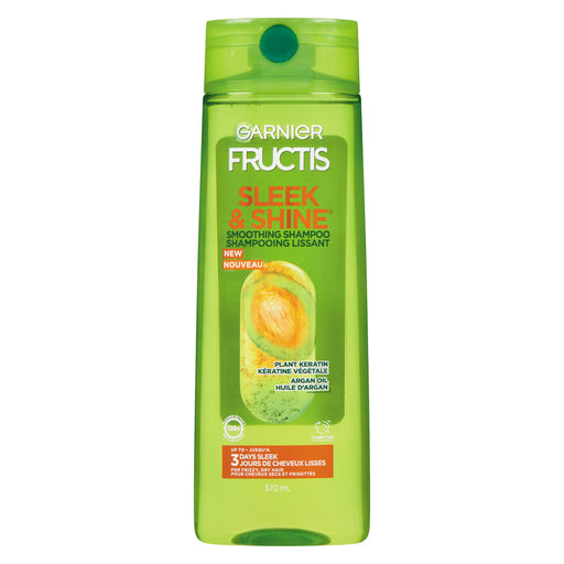 Fructis Fructis Garnier Sleek & Shine Shampoo For Dry & Frizzy Hair, 13 Fl Oz Shampoo Yellow Green