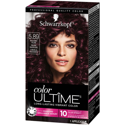 Schwarzkopf Schwarzkopf Color Ultime Magnificent Blacks Permanent Hair Color, 1.4 Sapphire Black, 1 Application Hair Color Black