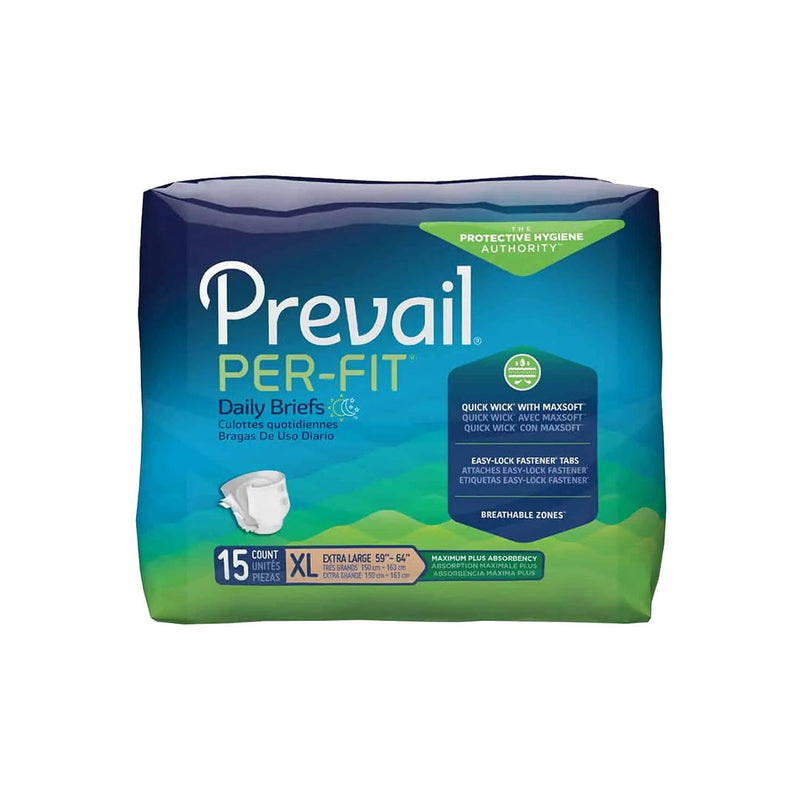 First Quality Per-Fit® Maximum Plus Adult Incontinence Briefs – X-Large (Case of 4) Bicycle Shorts & Briefs Light Sea Green
