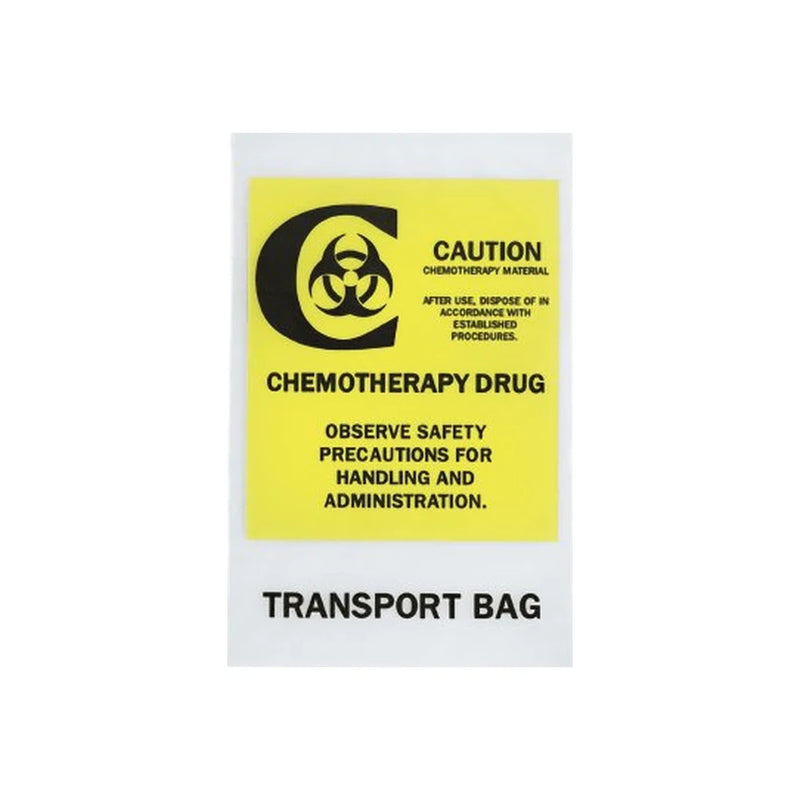 RD Plastics RD Plastics Q134 - Chemotherapy Reclosable Transport Bag Plastic Wrap Lavender