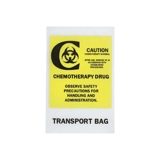 RD Plastics RD Plastics Q134 - Chemotherapy Reclosable Transport Bag Plastic Wrap Lavender