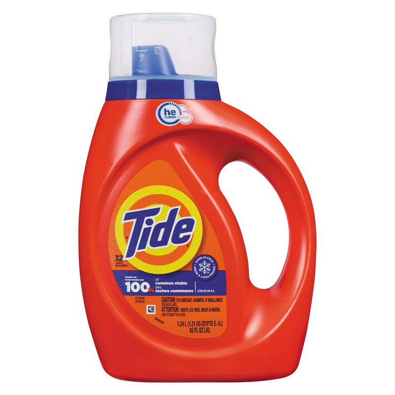 Tide Tide Liquid Laundry Detergent, Original, He Compatible, 32 Loads, 42 Fl Oz Laundry Detergent White Smoke