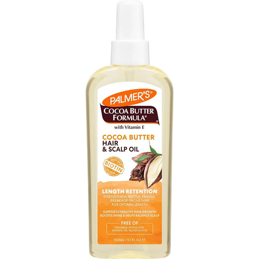 Palmer's Palmer's Cocoa Butter & Biotin Length Retention Hair And Scalp Oil, 5.1 Ounce Hair Care White Smoke