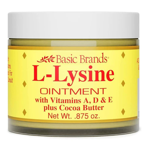 Basic Organics Basic Organics L-Lysine Lip Ointment For Herpes Cold Sore Treatment - 0.875 Oz Lip Balms & Treatments Lavender