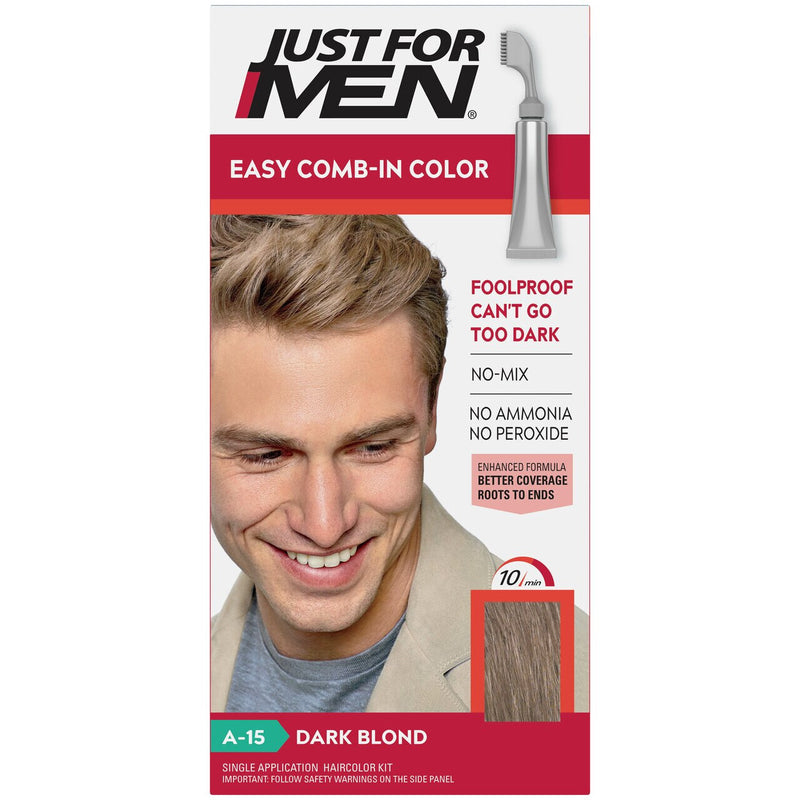 Just For Men Just For Men Autostop Easy No-Mix Hair Color, Dark Blond A-15 Hair Color Misty Rose