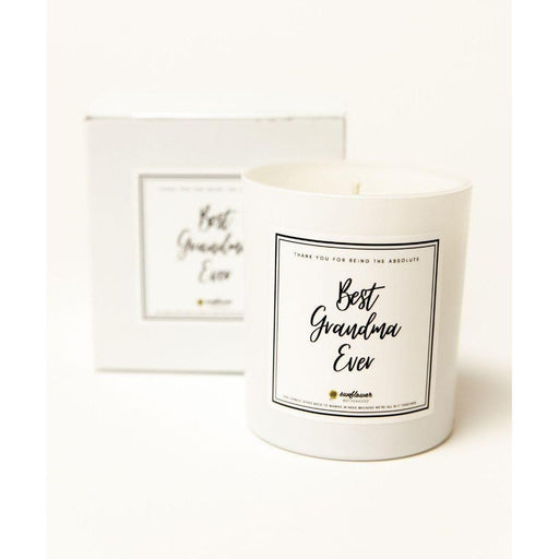 Sunflower Motherhood Best Grandma Ever Candle Candle Seashell