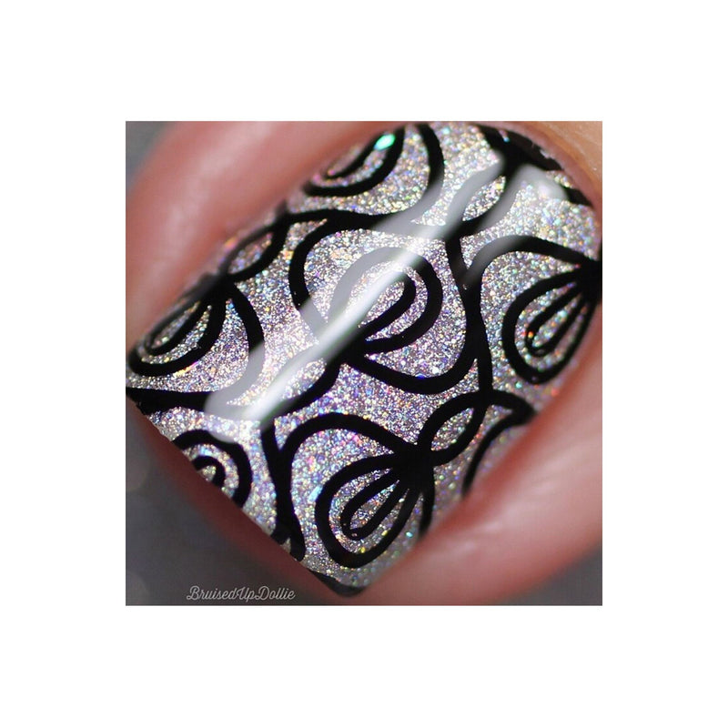 UberChic Beauty Collection 28 Stamping Plate Black