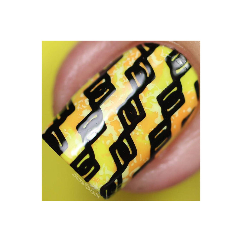 UberChic Beauty Collection 27 Stamping Plate Dark Khaki