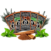 BiteMyWood Flavored Birchwood Toothpicks Variety Pack, 21-Count Resealable Bags Beauty & Personal Care - Nasal & Oral Care - Dental Floss & Picks White Smoke Get All 5,Cinnamon,Cinnamint,Eucalyptus,Mint,Wintergreen