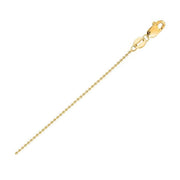 Bids.com 14k Yellow Gold Bead Chain (2.50 mm) Necklaces White Smoke 18 / Yellow Gold,20 / Yellow Gold,24 / Yellow Gold
