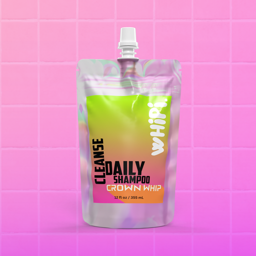 Whipi Co Cleanse – Crown Whip Daily Shampoo Plum 12 oz Bag