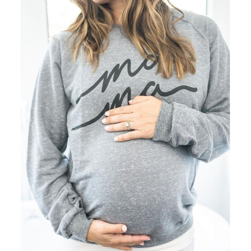 Sunflower Motherhood Mama Sweatshirt Clothing Light Gray Small,Medium,Large,Extra Large,2 XL
