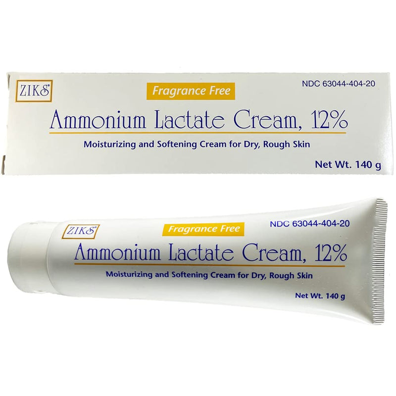 Ammonium Lactate Ammonium Lactate Cream 12% 140gm - Fragrance Free Lotion & Moisturizer White Smoke