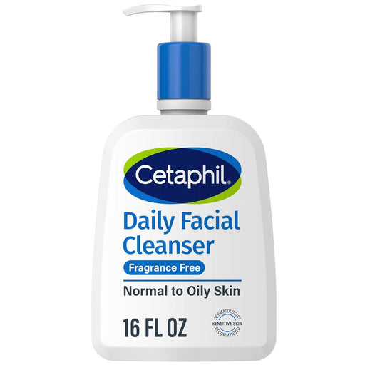 Cetaphil Cetaphil Daily Facial Cleanser Fragrance Free - 16 Fl Oz Facial Cleansers White Smoke