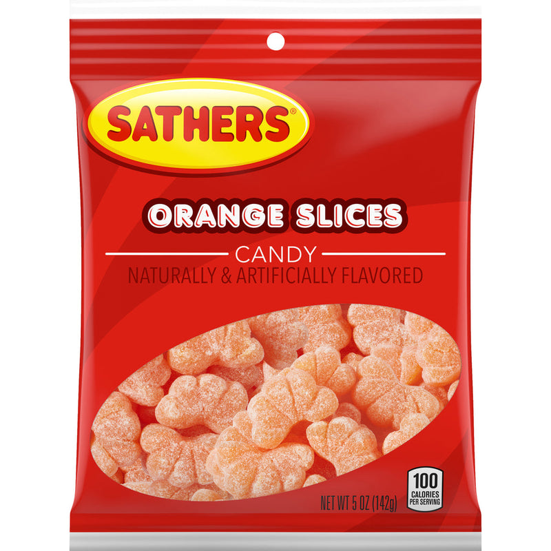 Sathers Sathers Orange Slices Candy 5 Oz. Bag Candy & Chocolate Firebrick