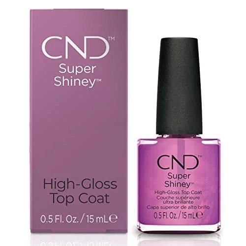 CND CND Nail Polish Super Shiney, High Gloss Top Coat & Stickey Anchoring Base Nail Polishes White Smoke