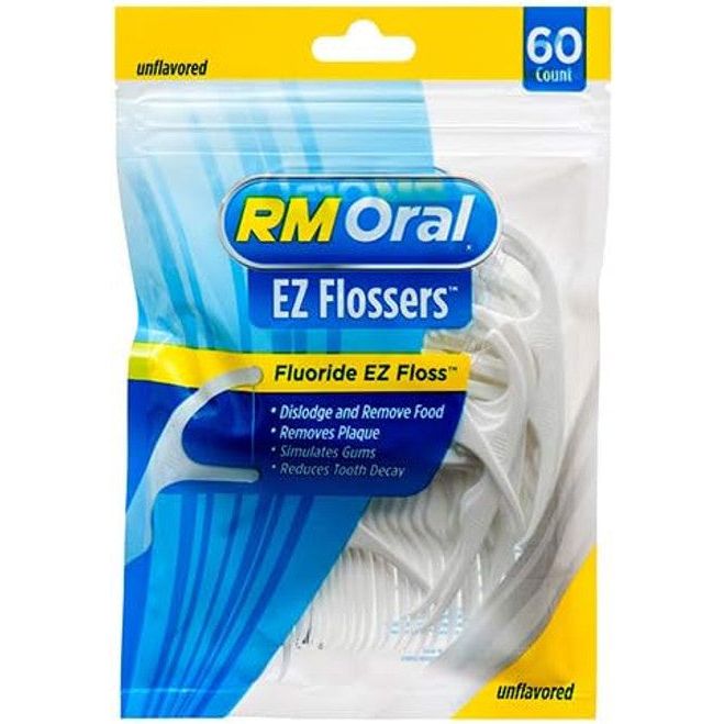 RM Oral RM Oral Ez Flossers Unflavored Oral Care Lavender