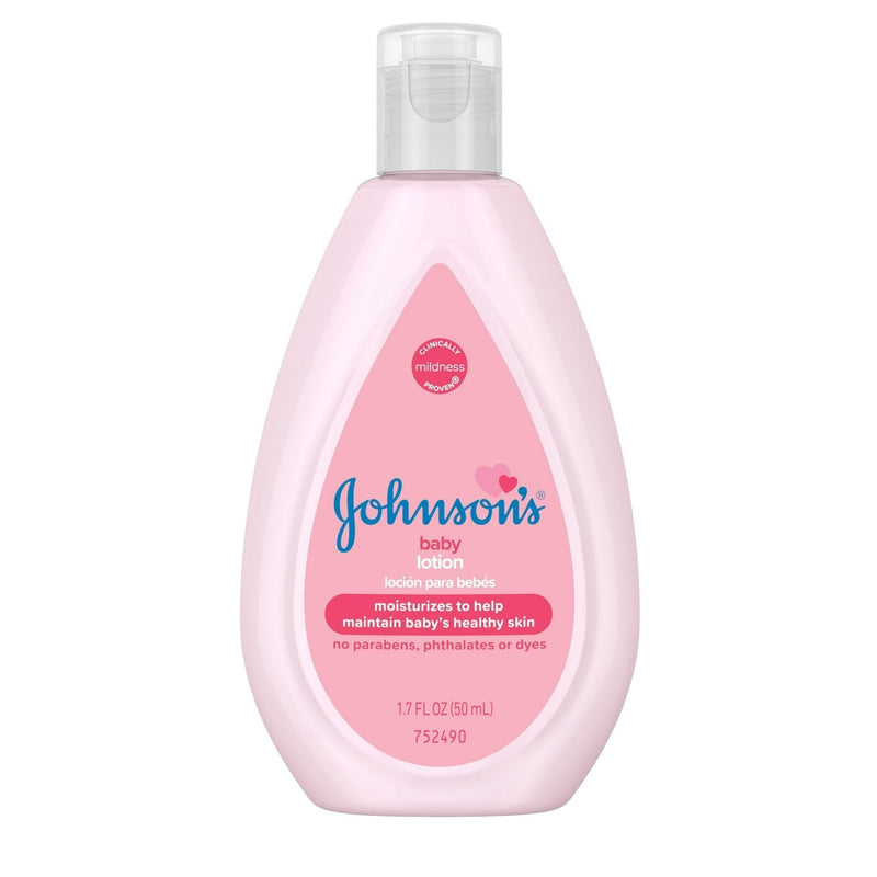 Johnson's Baby Johnson's Baby Moisturizing Pink Lotion With Coconut Oil, 1.7 Oz Lotion & Moisturizer White Smoke