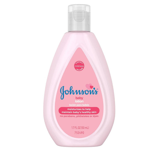 Johnson's Baby Johnson's Baby Moisturizing Pink Lotion With Coconut Oil, 1.7 Oz Lotion & Moisturizer White Smoke