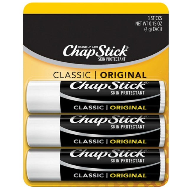 ChapStick ChapStick Skin Protectant Classic Original Lip Balm Pack Lip Balms & Treatments Black