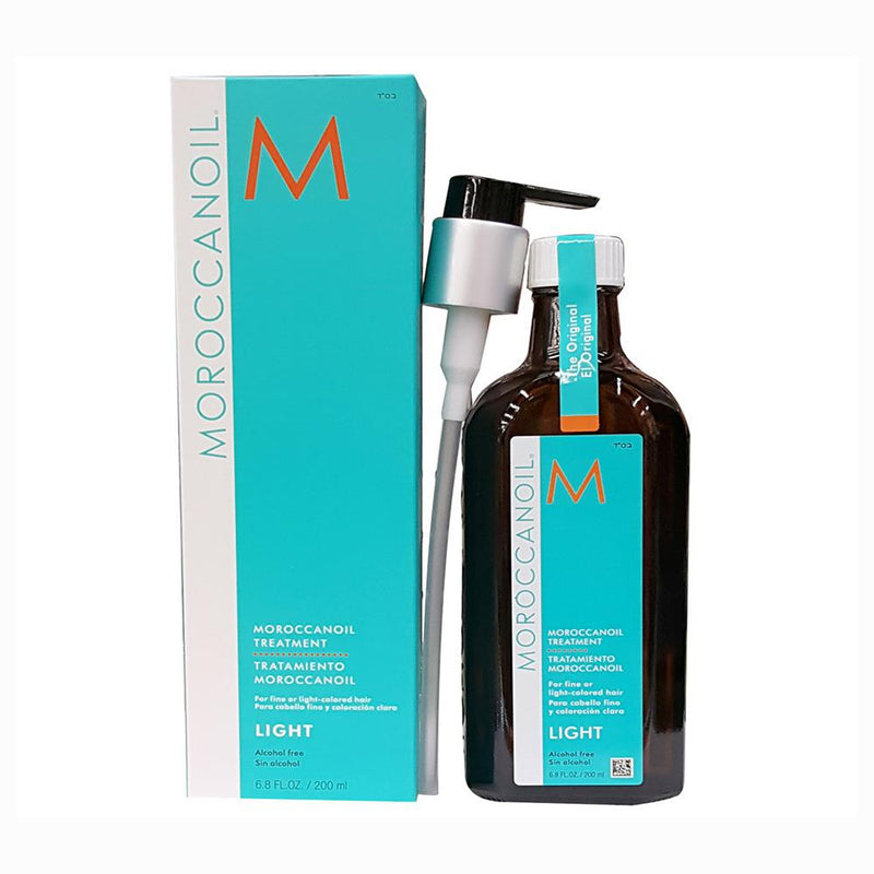 Moroccanoil Moroccanoil Light Oil Treatment For Fine & Colored Hair 200 Ml Work Lights White Smoke