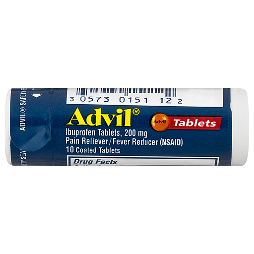 Advil Advil Pain Reliever/Fever Reducer, Ibuprofen, Tablets Health & Beauty Midnight Blue
