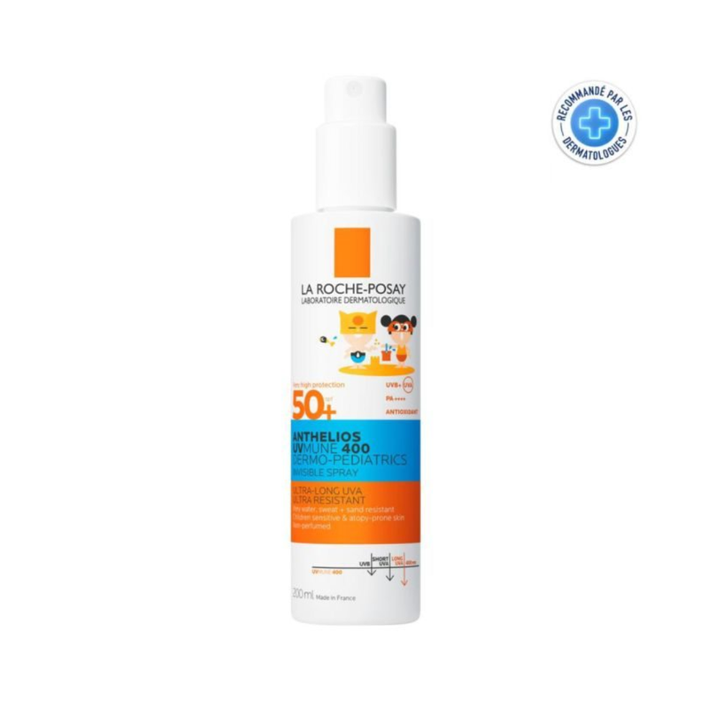 La Roche Posay La Roche Posay LRP Anthelios Dermo-Pediatrics Invisible Spray SPF50+ 200 Ml Breath Spray White Smoke
