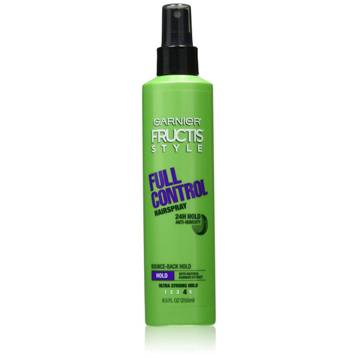Fructis Fructis Garnier Style Full Control Hairspray, Non-Aerosol, Ultra Strong Hold 4 - 8.5 Fl Oz Hair Care White Smoke
