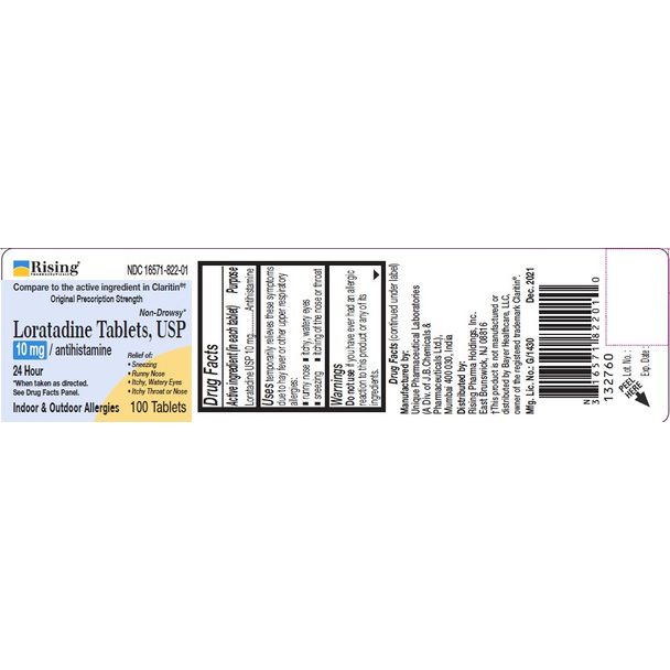 Rising Rising Pharma Allergy Relief Tablets – 10mg Loratadine Health & Beauty White Smoke
