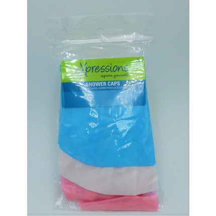 Expressions Expressions Shower Caps 3 ct Shower Caps Dark Gray