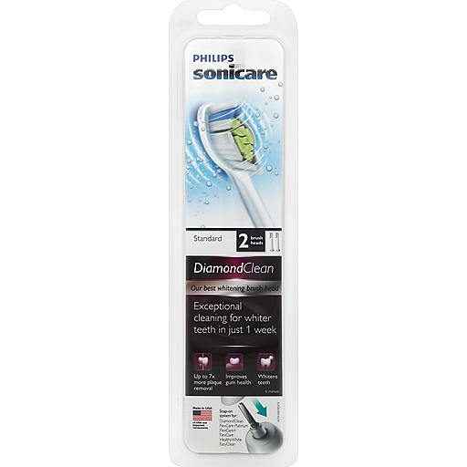 Philips Sonicare Philips Sonicare HX6062/64 Diamondclean Replacement Brush Heads, Standard Oral Care Lavender
