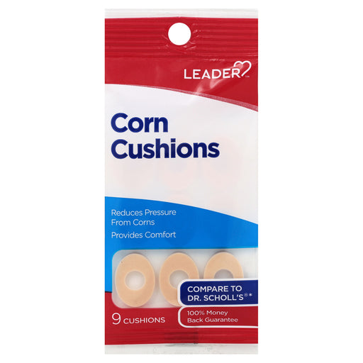 Leader Leader Corn Cushions, Soft Foam Pads for Pain Relief, 9 ct Corn & Callus Care Supplies Lavender