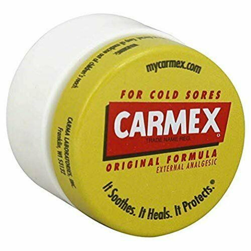 Carmex Carmex Classic Medicated Lip Balm Jar, Original, 0.25 Oz Lip Balms & Treatments White Smoke