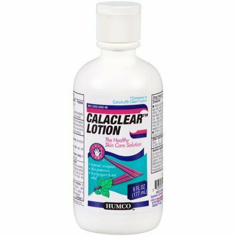Humco Humco® Calaclear® Lotion – Clear Anti-Itch Formula – 6 Fl Oz Lotion & Moisturizer White Smoke