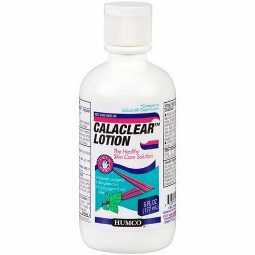 Humco Humco® Calaclear® Lotion – Clear Anti-Itch Formula – 6 Fl Oz Lotion & Moisturizer White Smoke