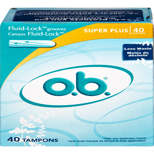 O.b. O.b. Tampons Super Plus Absorbency Tampons White Smoke